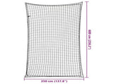 Trailer Net with Elastic Rope Black 6x3.5 m PP 4012292