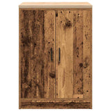 Garage Storage Cabinet Old Wood 60x51x85 cm Solid Wood Pine 860578