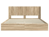 Bed Frame with Storage and Headboard 3 pcs Engineered Wood 3414027