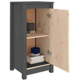 Sideboards 2 pcs Grey 39x35x80 cm Solid Wood Pine 813729