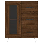 Highboard Brown Oak 69.5x34x180 cm Engineered Wood 3189508