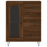 Highboard Brown Oak 69.5x34x180 cm Engineered Wood 3189508