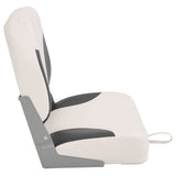 Foldable Boat Seat 2 Set Low Backrest 3284295
