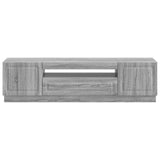 LED TV Cabinet Grey Sonoma Engineered Wood 897791