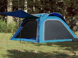 Camping Tent 4-Person Blue Quick Release Waterproof 94357