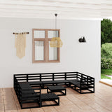 13 Piece Garden Lounge Set Solid Pinewood 3076063