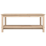 Coffee Table 110x55x45 cm Solid Wood Pine 822272