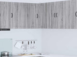 Wall Corner Cabinet LUCCA Grey Sonoma 57 x 57 x 80 cm 885081