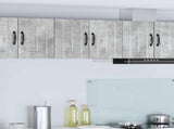 Wall Cabinet LUCCA 2 pcs Concrete Grey 30 x 31 x 40 cm 884861