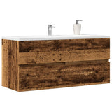Sink Cabinet Old Wood 100x38.5x45 cm Engineered Wood 856252
