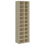 Shoe Cabinet Sonoma Oak 54x34x183 cm Engineered Wood 800372