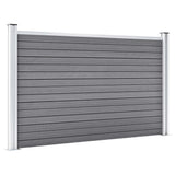 Garden Fence WPC 526x106 cm Grey 3053248