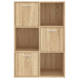 801137 Storage Cabinet Sonoma Oak 60x29,5x90 cm Engineered Wood