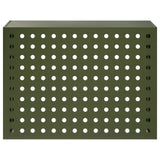 Air Conditioner Cover Olive Green 110 x 50 x 80 cm Steel 8014139
