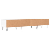 TV Cabinet White 150x36x30 cm Engineered Wood 829148