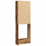 Washing Machine Cabinet Old Wood 64x24x190 cm 856643