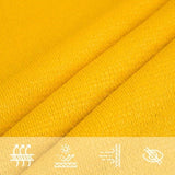 Sunshade Sail 160 g/m Rectangular Yellow 5x6 m HDPE 311576
