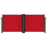 Retractable Side Awning Red 100x1000 cm 4004687