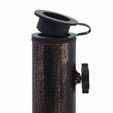 Umbrella Base Bronze 12 kg 49 cm Cast Iron 47868