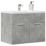 Sink Cabinet Concrete Grey 60x38.5x46 cm Engineered Wood 856208
