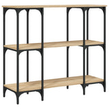 Console Table Sonoma Oak 102x35x90 cm Engineered Wood 834146