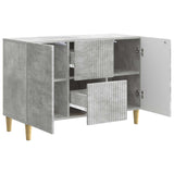 Sideboard Concrete Grey 89 x 34.5 x 60 cm Engineered Wood 894658