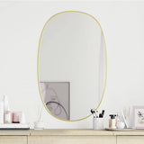Wall Mirror Gold 70x45 cm 348219