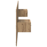Headboard with Cabinet 3 pcs Artisan Oak Engineered Wood 3415969