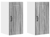 Wall Cabinet PORTO 2 pcs Grey Sonoma 30 x 31 x 80 cm 885368