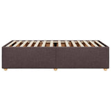 Bed Frame without Mattress Dark Brown 100x200 cm Fabric 3284711