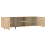 TV Cabinet Sonoma Oak 150x30x50 cm Engineered Wood 829079