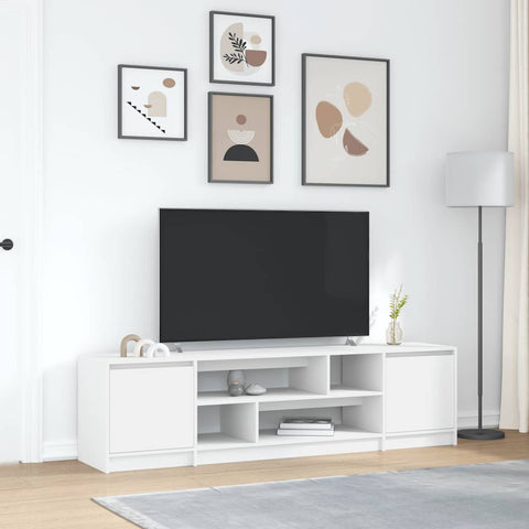 TV Cabinet White 188.5x41x50 cm Engineered Wood 3328417