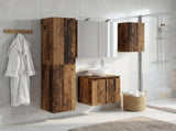 Bathroom Cabinet Set 5 pcs Old Wood Engineered Wood 3407293