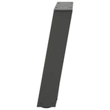 Coffee Table Legs U-Shaped 2 pcs Anthracite 28x cm Steel 4012758