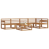 Outdoor Sofa Set 6 pcs Natural Solid Acacia Wood 3367602