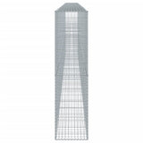 Gabion Basket with Cover 900x50x200 cm Galvanised Iron 3295174