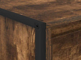 Coffee Table Smoke Oak 100 x 46 x 40 cm Engineered Wood 886446
