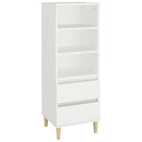 Highboard White 40x36x110 cm Engineered Wood 821236