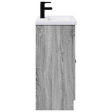 Bathroom Furniture Set Grey Sonoma 56 x 37.5 x 81 cm 3404130
