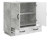 Sideboard Concrete Grey 66 x 34.5 x 92 cm Engineered Wood 895358