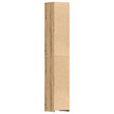 Bathroom Cabinet Artisan Oak 30x30x183.5 cm Engineered Wood 859394