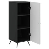 Sideboard Black 33 x 34.5 x 90 cm Engineered Wood 895516