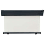 Balcony Side Awning 125x250 cm Cream 48419