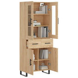 Highboard Sonoma Oak 69.5x34x180 cm Engineered Wood 3198556