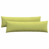 Sofa Pillows 2 pcs Light Green 145 x 40 cm Fabric 42013835
