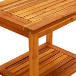 ZNTS Coffee Table 50x35x45 cm Solid Acacia Wood 316404