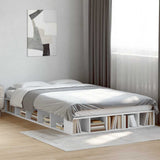 Bed Frame without Mattress White 135x190 cm Double 3280496