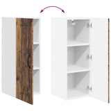 Wall Cabinet LUCCA Old Wood 30 x 31 x 80 cm Engineered Wood 885021