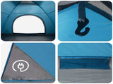 Camping Tent with Roof with Air Vent Blue 335 x 275 x 180 cm 42028638