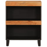 Side Cabinet 60x33x75 cm Solid Wood Acacia 352886